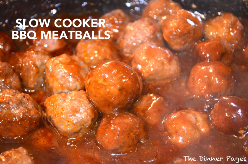 Slow Cooker BBQ meatballs