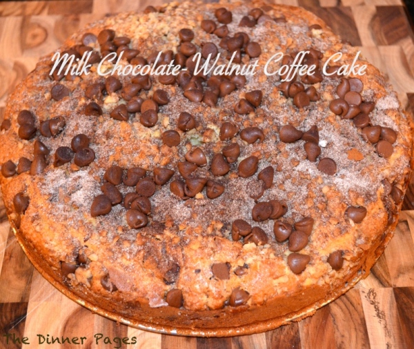 Milk Chocolate-Walnut Coffee Cake