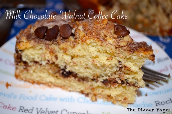 Milk Chocolate-Walnut Coffee Cake