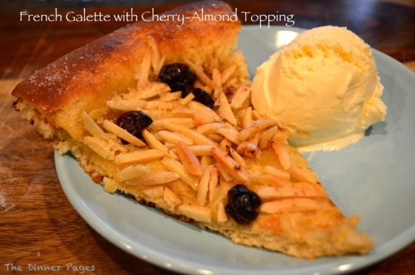 French Galette with Cherry-Almond Topping