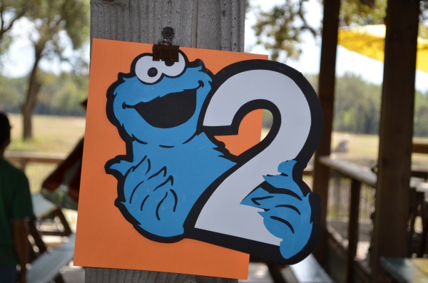 Cookie Monster sign